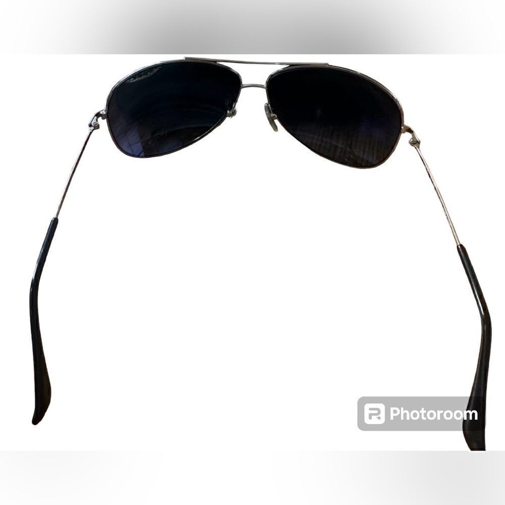Ray Ban RB3293 Polarized Aviator Matte Gunmetal Reflective Sunglasses - Picture 9 of 11